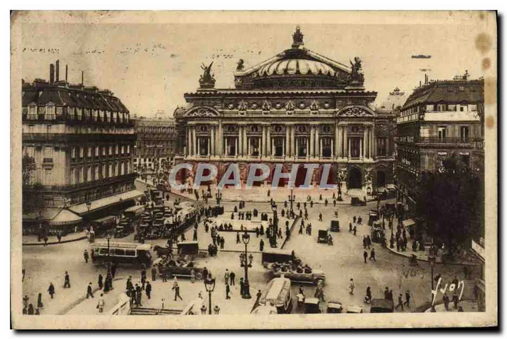 Place de l'Opéra — Paris — Les Éditions d'Art Lyon - Frente