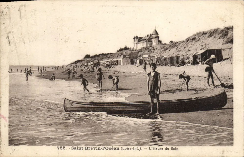 Saint Brévin-l'Océan (Loire-Inf.) — Die Badezeit — Phototype Jolly-Mortagne, n°722 - Vorderseite