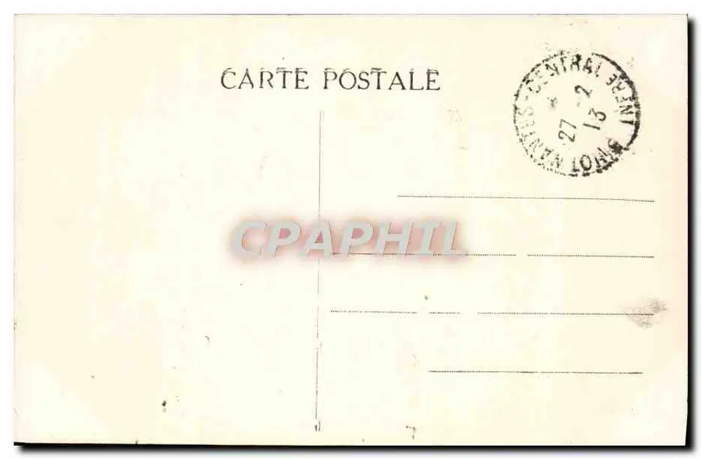 NANTES — Fontaine de la Place Royale — Sammlung F. Chapeau, Nantes, 6. Tausend - Rückseite