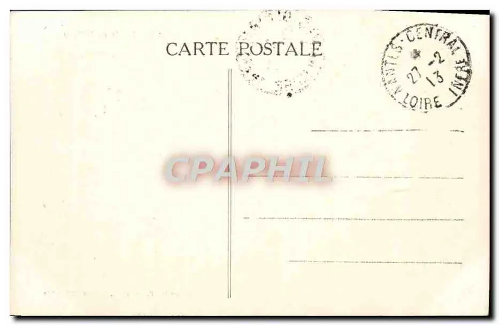 NANTES — Invoer van het Kasteel — Sectie F. Hoed, Nantes - 36e mille - Achterkant