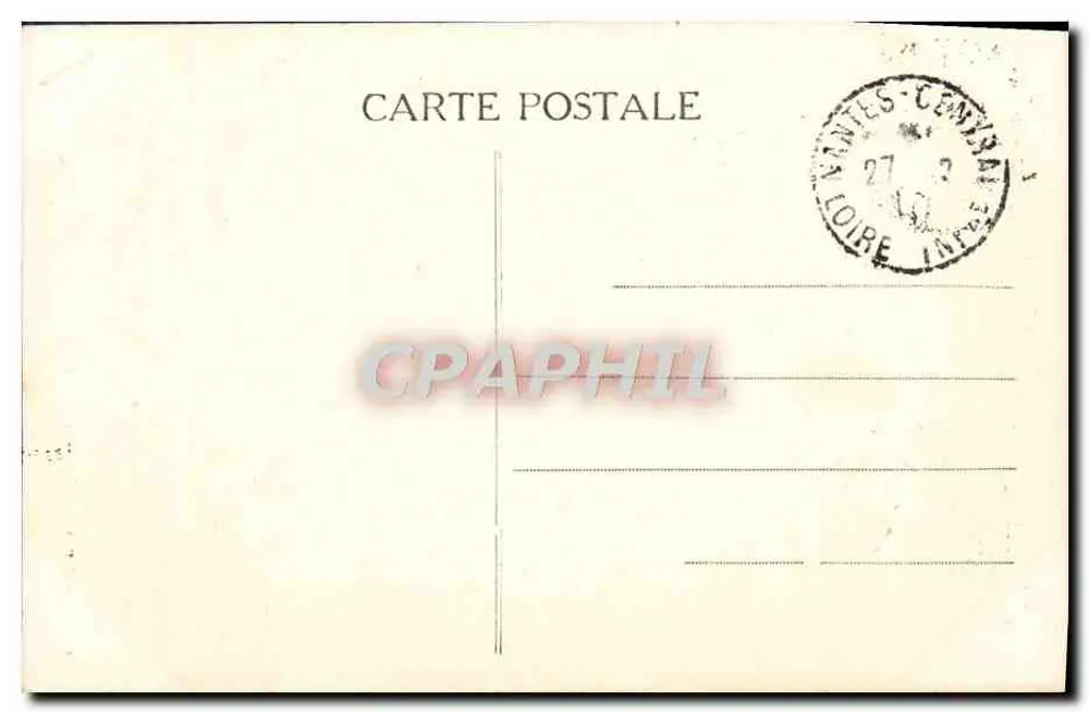 NANTES — Cour du Château — Der Bergfried (15. Jahrhundert) — Sammlung F. Chapeau, Nantes, 11. Tausend - Rückseite