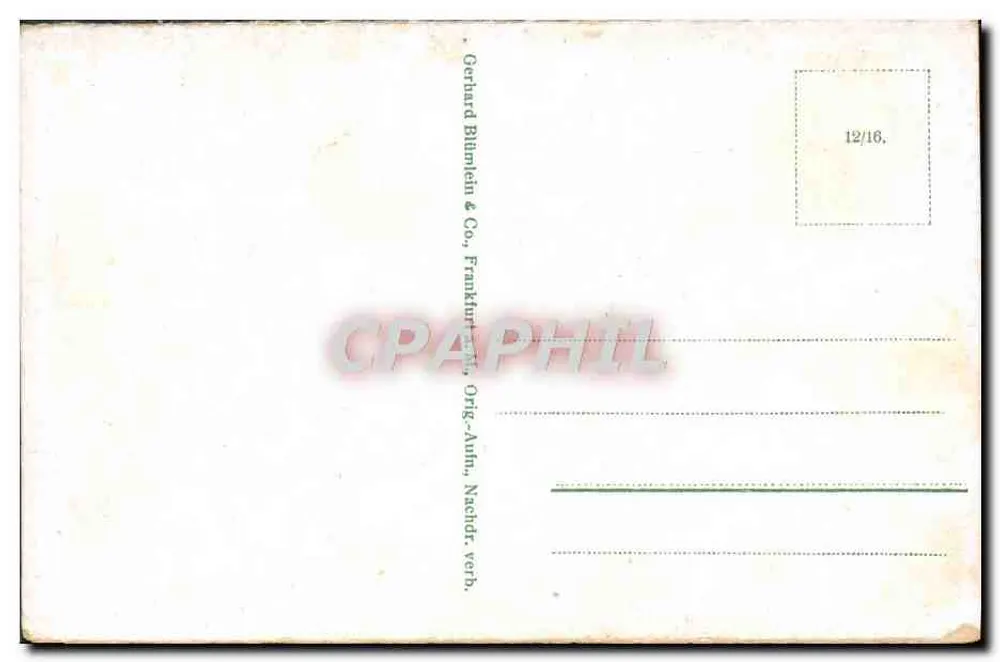 फ्राइबर्ग i. B., कौफहाउस — प्रकाशक जर्हार्ड ब्लूमलेइन & को., फ्रैंकफर्टर स्ट्रासे, श्रृंखला 12/16 - पीछे