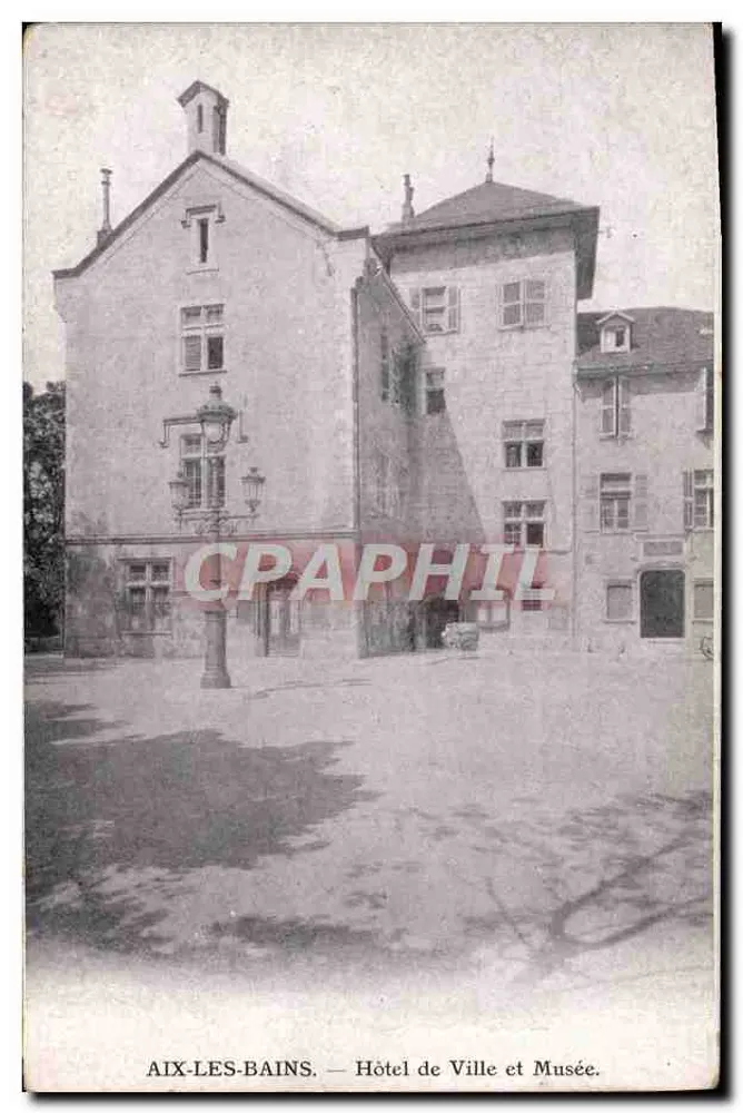 Aix-les-Bains — Prefeitura e Museu - Frente