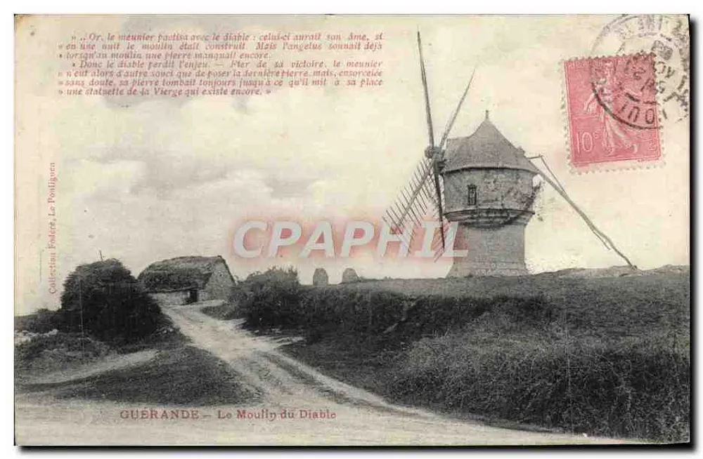 Guérande — O Moulin du Diable — Collectif Postard, Le Pontiguen - Frente