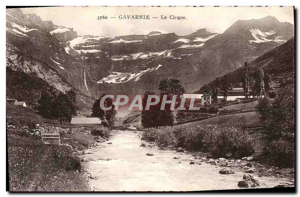 Gavarnie — O Circo — Editora impr. A.D.I.A. n°3760 - Frente