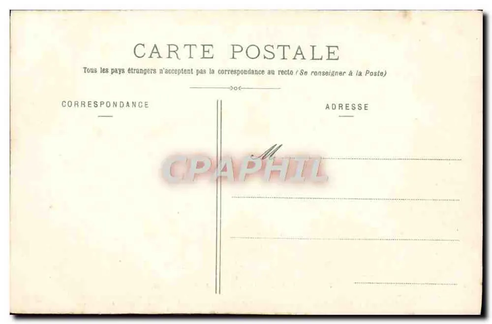 Ivry-la-Bataille — Ruinen des befestigten Schlosses — Ch. Forcault, Verlag Droux - Rückseite