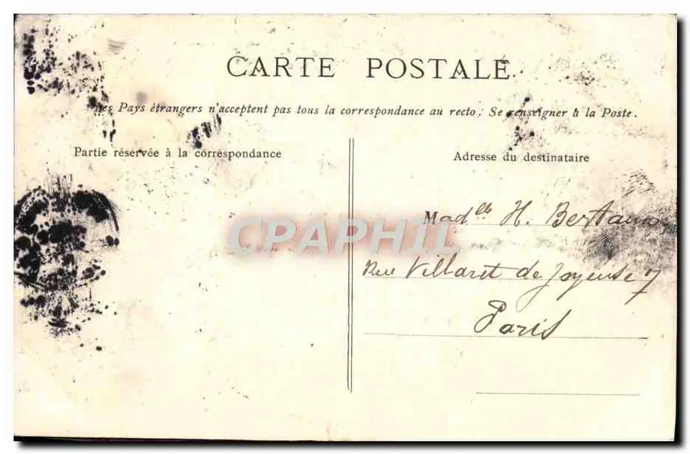Bergerie des Landes — Mont-de-Marsan — Imp. J. Saint-Pé - Verso