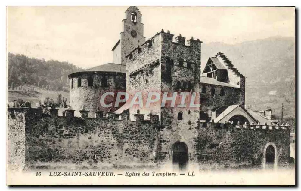 Luz-Saint-Sauveur — Kirche der Templer — LL - Vorderseite