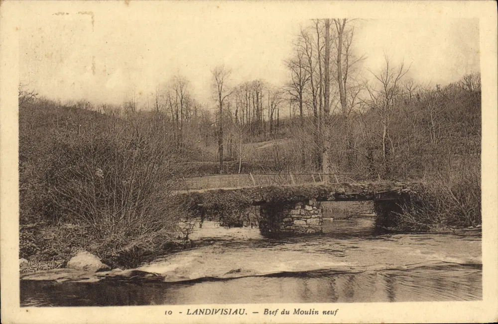 Landivisiau — Bief du Moulin neuf — Édition Quéré-Inizan - Vorderseite