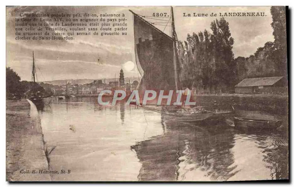 लैंडरनॉऊ की चांदी — लुई चौदहवें के चांद पर लेख — प्रकाशक ई. हैमोनिक, क्रमांक 4807 - आगे
