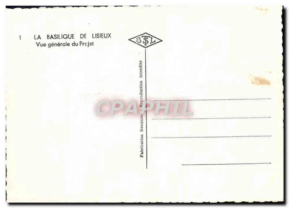 Basílica de Lisieux — Vista geral — BBL - Verso