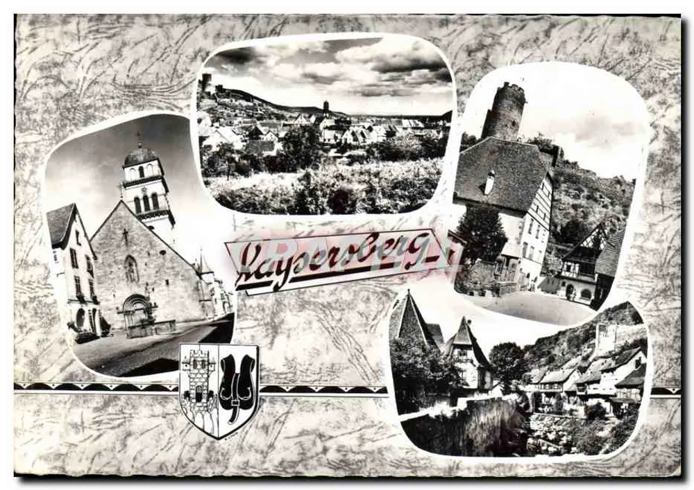 Kayserberg — vista panorâmica e monumentos — Edições de Hagueneau (Haut-Rhin) - Frente