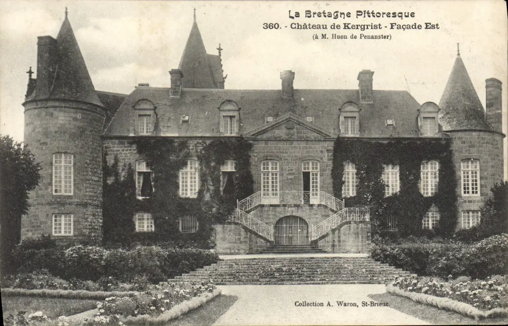Schloss Kergrist - Ostseite — Sammlung A. Waron, St-Brieuc - Vorderseite