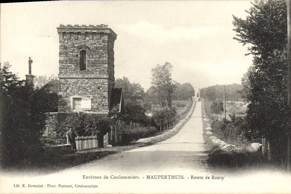 Umgebung von Coulommiers — Mauperthuis — Route de Rozoy — Lib. E. Dessaint - Phot. Pastant, Coulommiers - Vorderseite