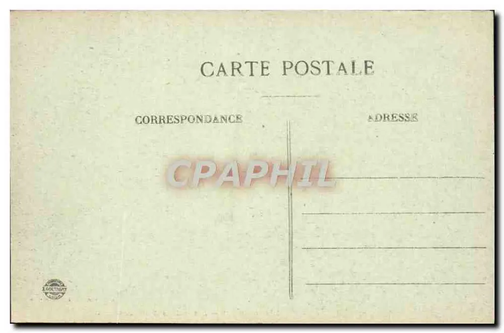 Morgat — Entrada de la Cueva del Altar — Le Doaré, fot. Châteaulin, n°1105 - Reverso