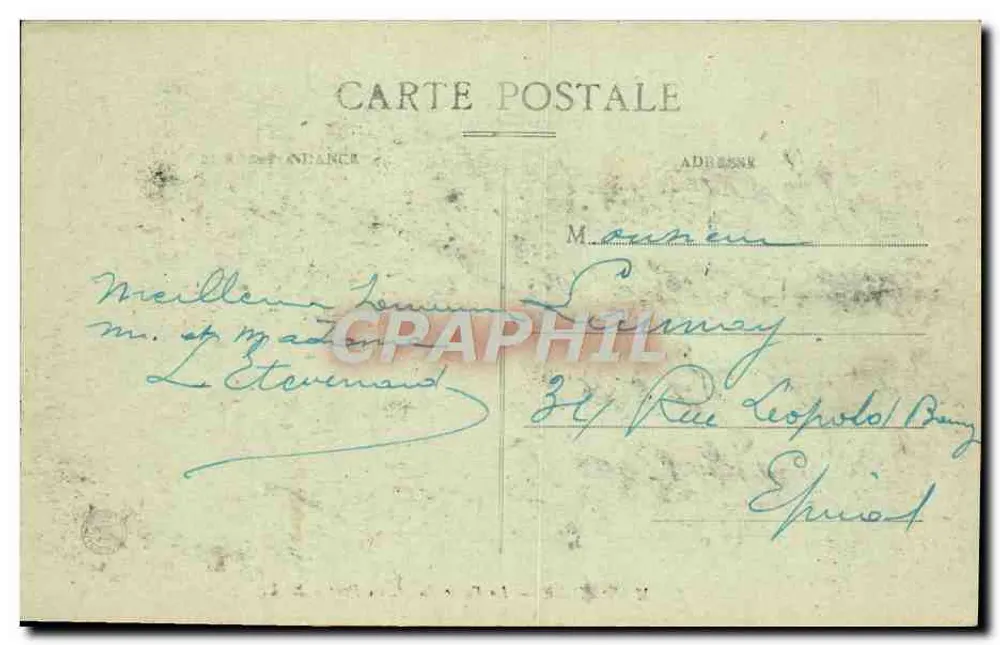 Marseille — La Passe du Vieux Port — E.L. n°80 - Rückseite