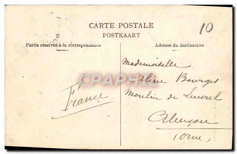 Mons — Hotel di Città — editore non visibile, numero di serie non leggibile - Verso