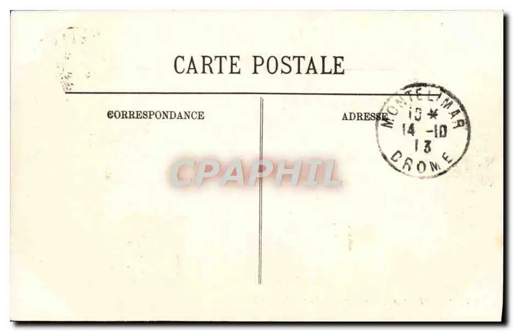 Montélimar — Viertel Fust und die Tour de Narbonne — LL - Rückseite