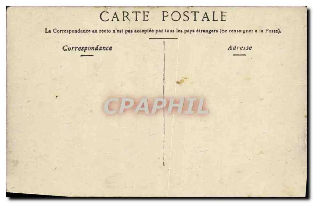 Marseille — O FORT SAINT-JEAN — STAERCK, PARIS - Verso