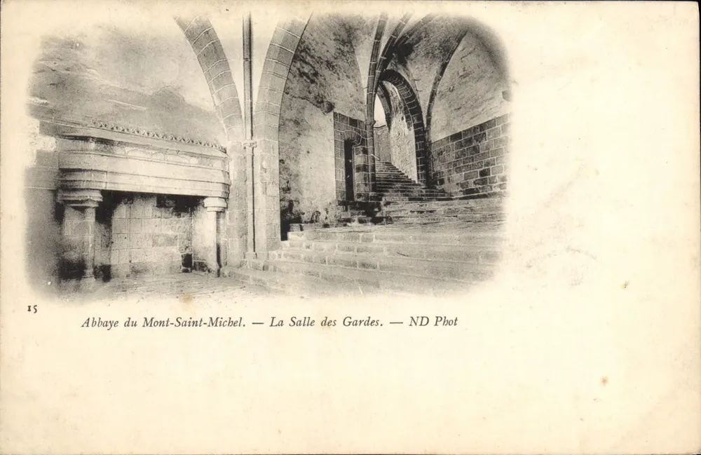 Abtei Mont-Saint-Michel — Die Wachstube — ND Phot - Vorderseite