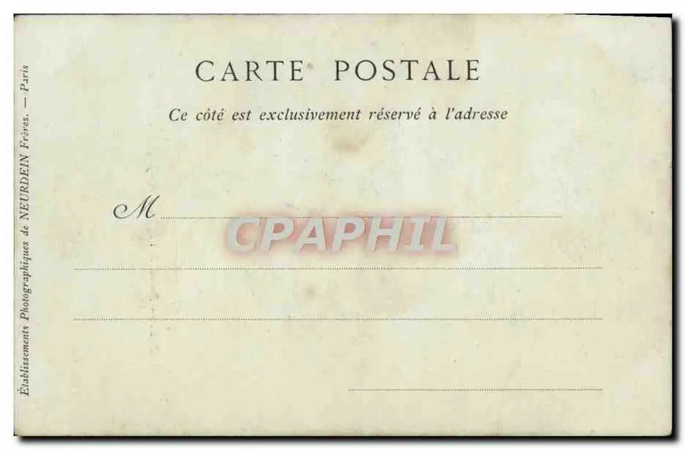 Dieppe — Portal der Kirche Saint-Jacques, 14. Jahrhundert — Collections ND Phot - Rückseite