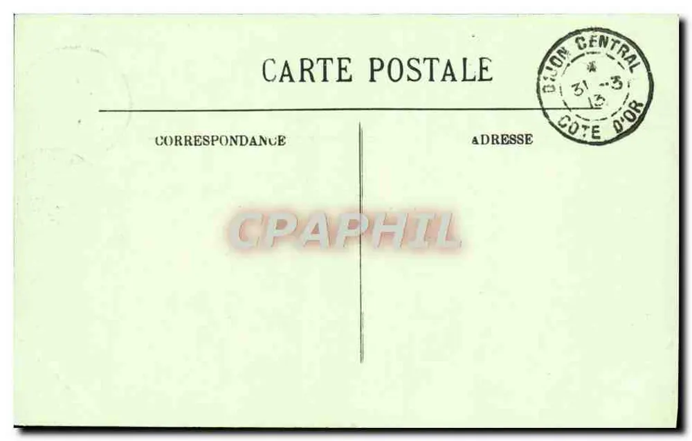Dijon — A Igreja de São Miguel — Editor Côté d'Or, n°21 - Verso