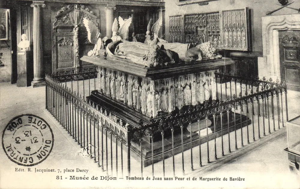 Grab von Jean sans Peur und Marguerite von Bayern — Museum von Dijon — Edit. R. Jacquinet, 7, Place Darcy - Vorderseite