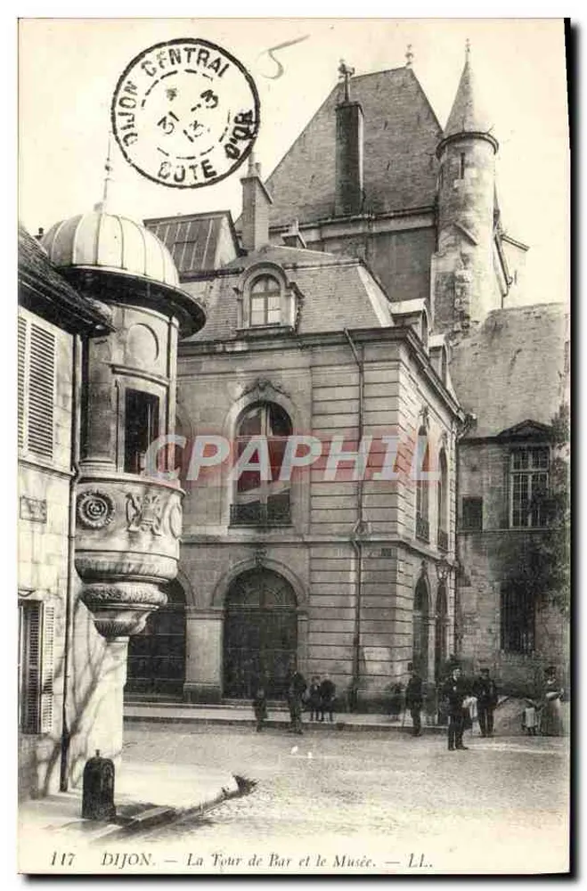 Dijon — A Torre de Bar e o Museu — LL. — n° 117 - Frente