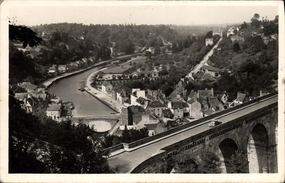 Dinan (C.-du-N.) — La Rance, Ansicht vom Englischen Garten — Photo Edition Bromide - Vorderseite
