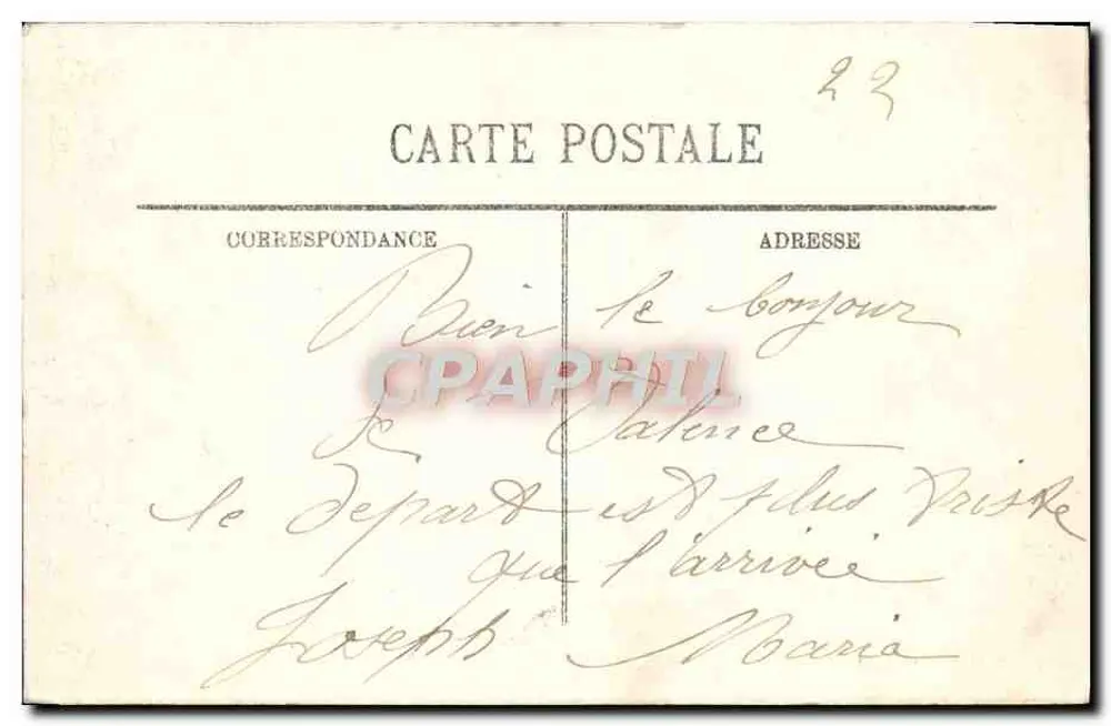 Valence — O Parque Jouvet — Selecta - Verso