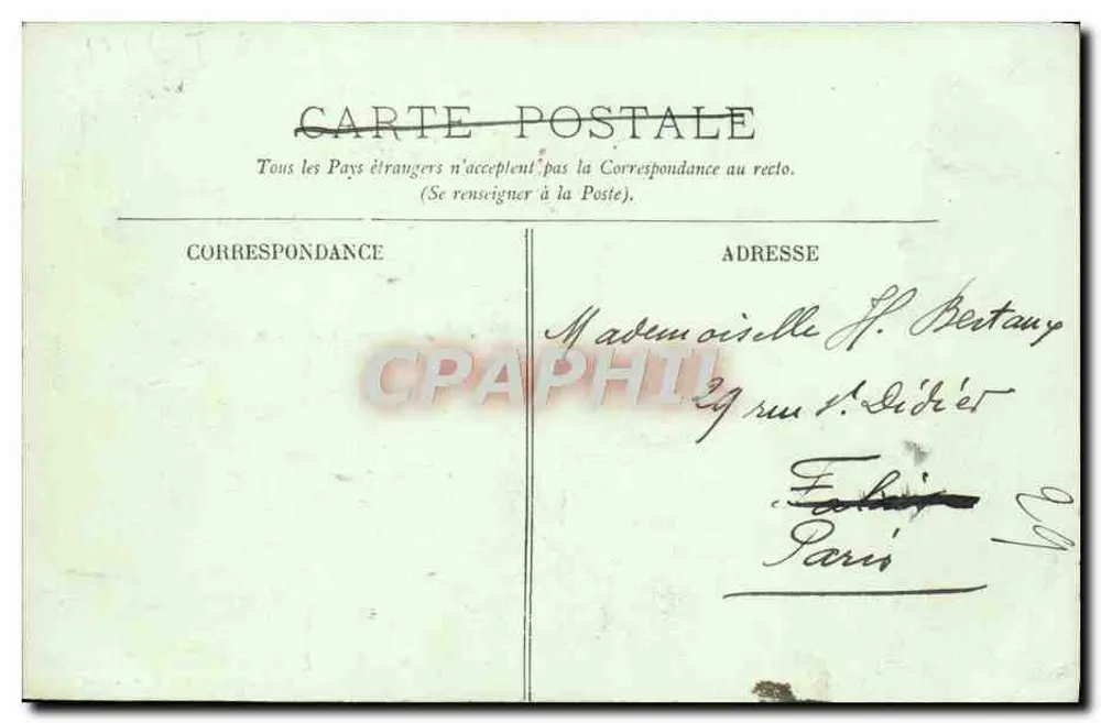 Falaise — Ansicht des alten Mühlen von Noron — C. Jeanne, Foto-Verlag - Falaise - Rückseite