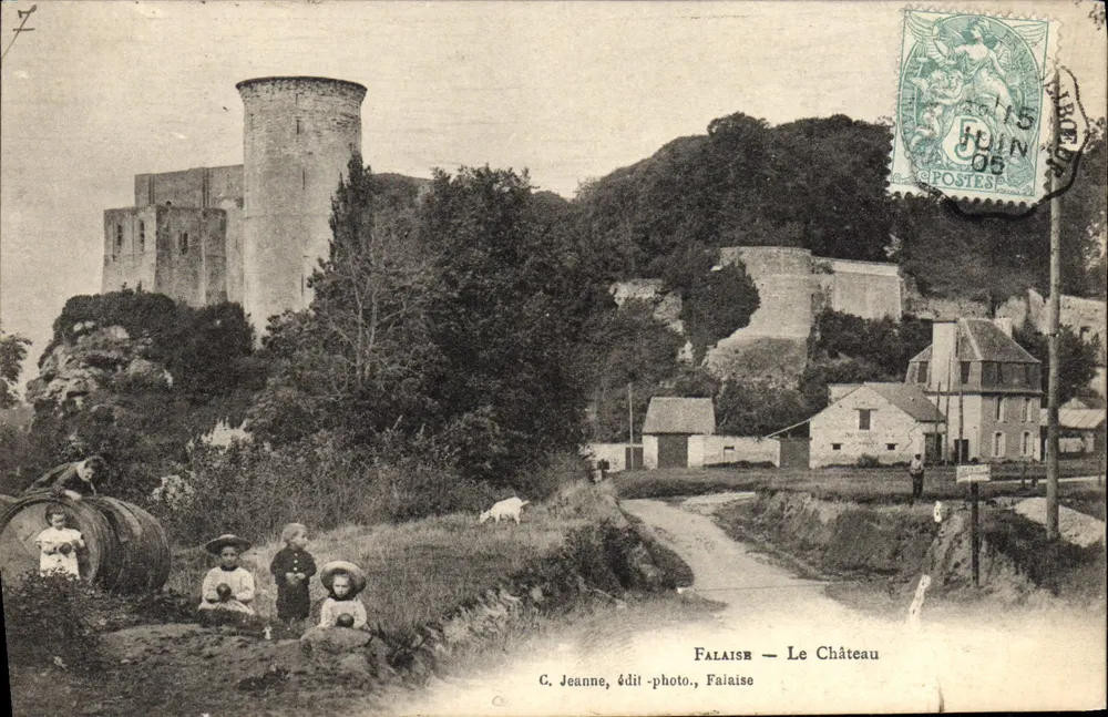 Falaise — Das Schloss — C. Jeanne, Verlag-Fotograf, Falaise - Vorderseite