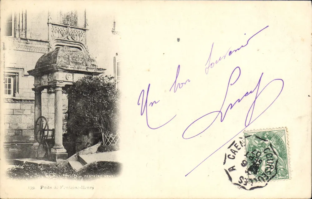 Poço de Fontaine-Henry — Editor G. Opéral — n° 139 - Frente