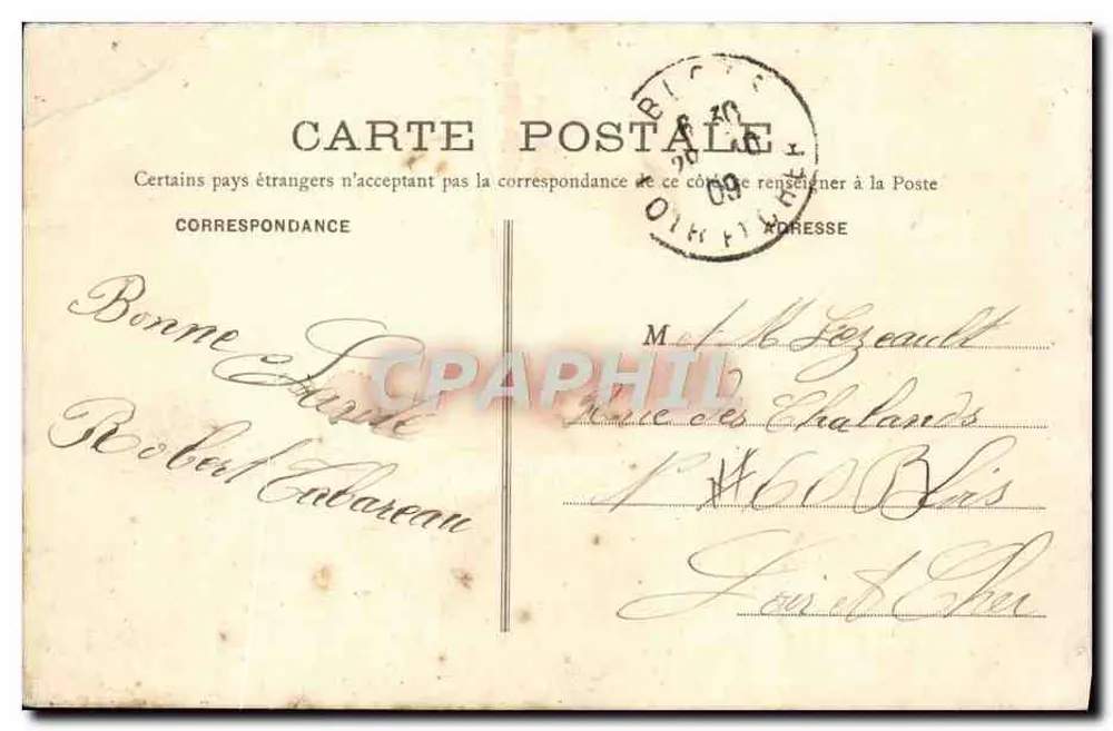 Château de Chenonceaux — Vue d'ensemble — Éditeur : 501 - Verso