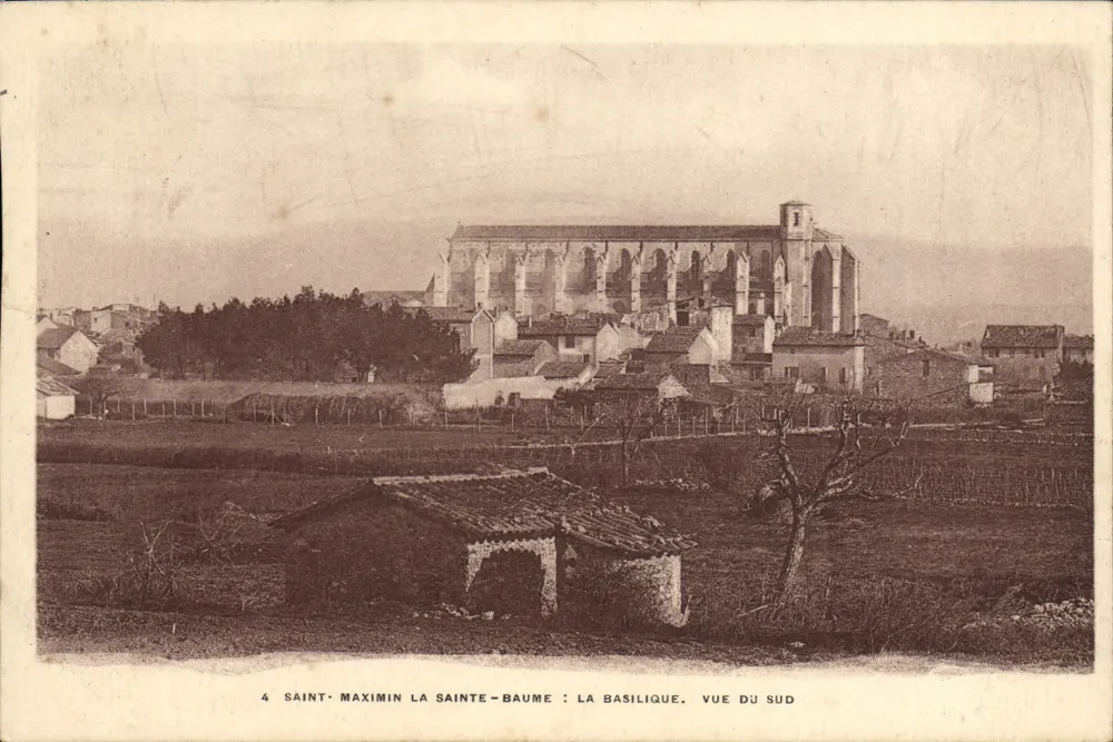 Saint-Maximin-la-Sainte-Baume : die Basilika, Blick von Süden - Vorderseite