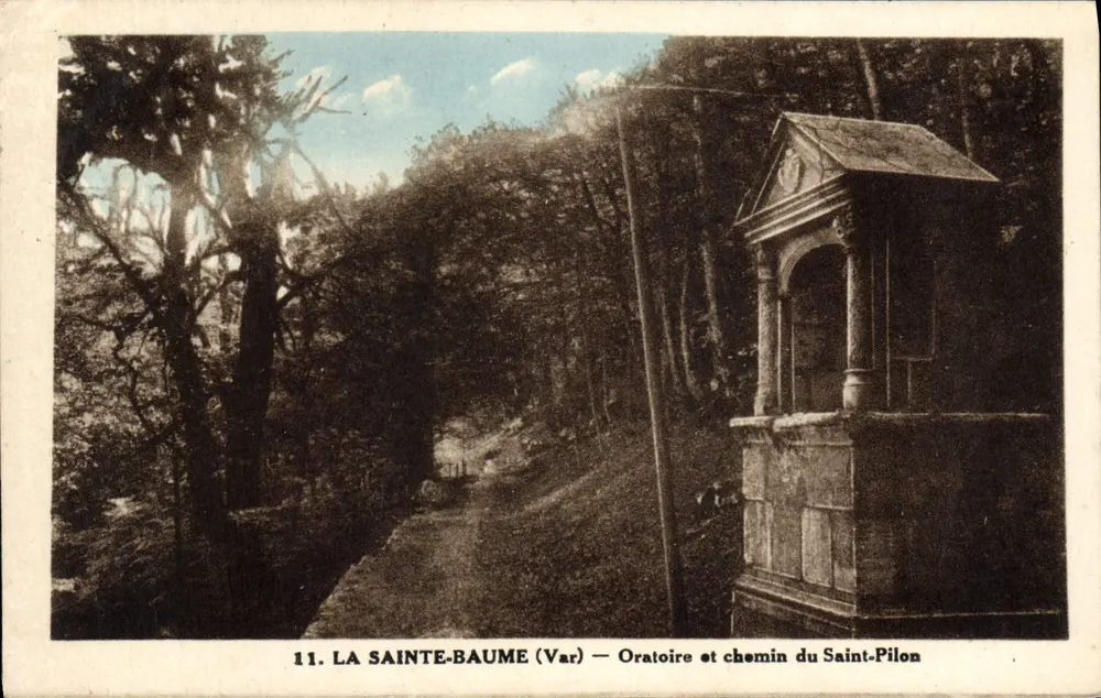 La Sainte-Baume (Var) — Oratorium und Pfad des Heiligen Pilon - Vorderseite