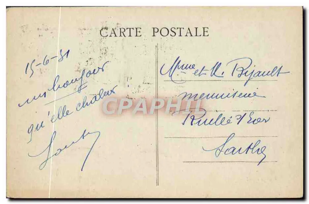 Escola Profissional — Saint-Étienne (Loire) — Edit. Brunel - Verso