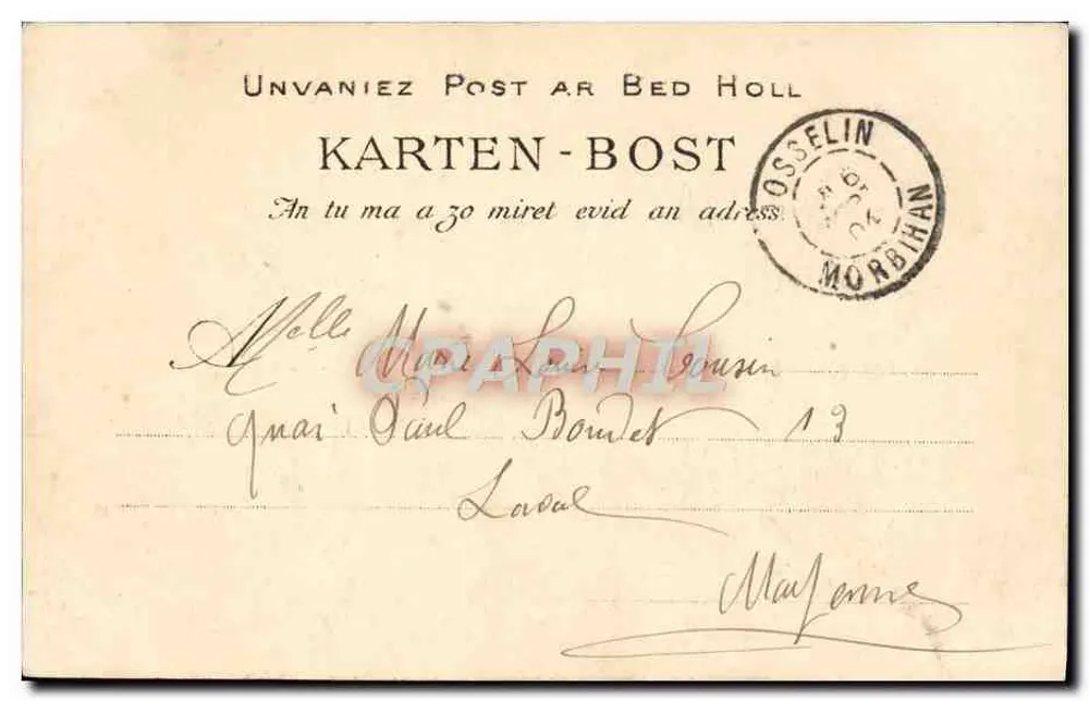 Port-Louis — Twierdza — Wydawnictwo Ville Quipper, nr 2032 - Rewers