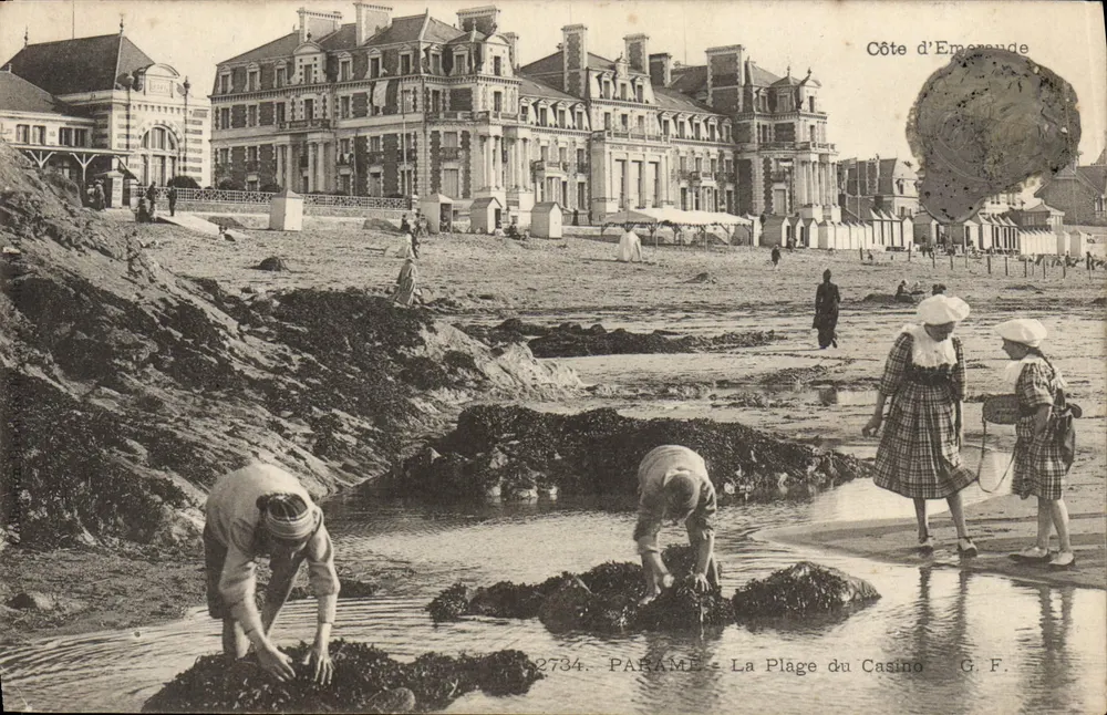 Paramé — Die Casino-Strand — G.F. — n°2734 - Vorderseite