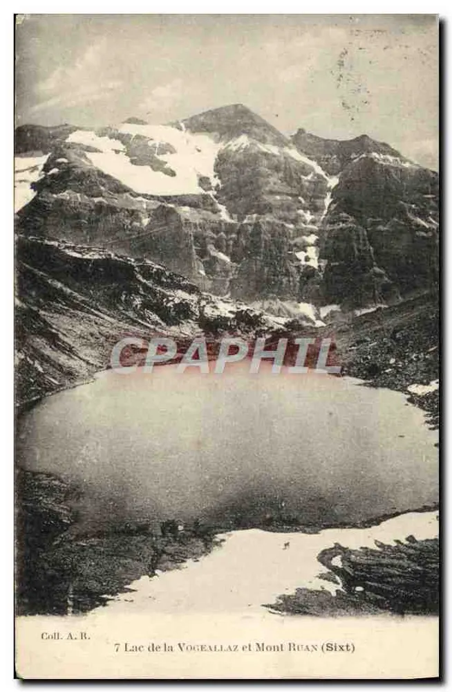 See Vogeallaz und Mount Ruan (Sixt) — Sammlung A.R. — n°7 - Vorderseite