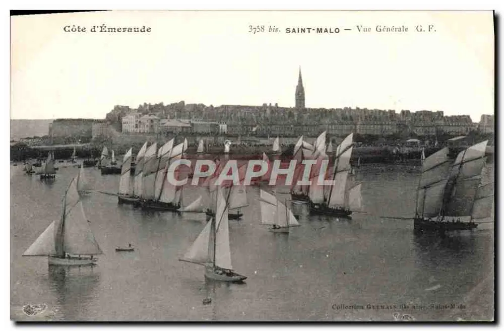 Saint-Malo — Vista Geral — G.F. — Coleção Gremais de Rieux - Frente