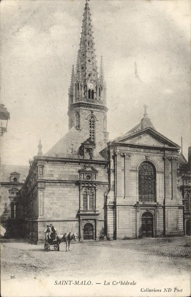 Saint-Malo — Die Kathedrale — Collections ND Phot - Vorderseite