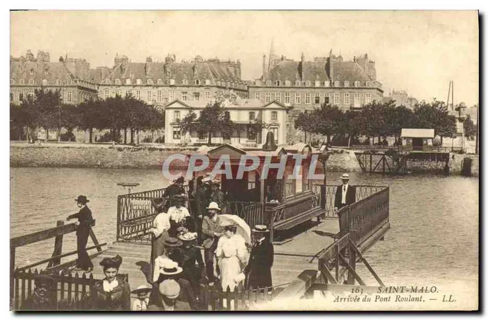 Saint-Malo — Chegada ao Ponte Rolante — LL. n°16 - Frente