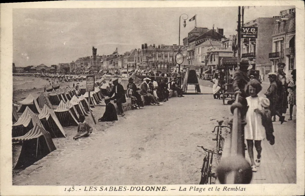 Les Sables-d'Olonne — Die Strandpromenade — Edition Nardot - Vorderseite