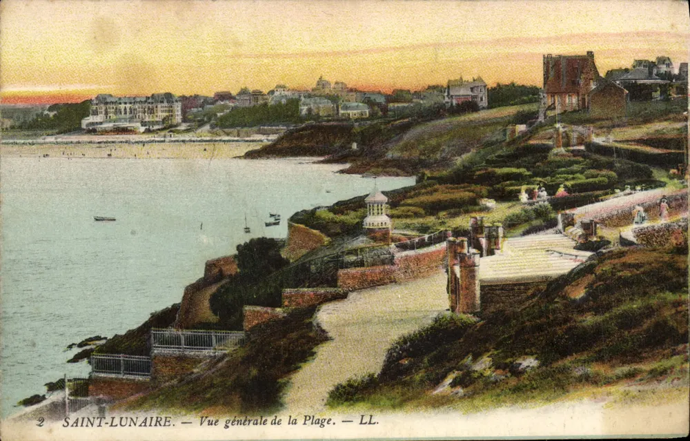 Saint-Lunaire — Allgemeiner Blick auf den Strand — LL. - Vorderseite