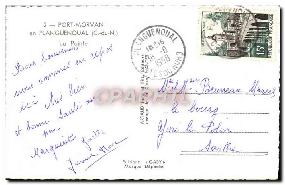 A Ponta — Port-Morvan (Planguenoual, Côte-d'Armor) — Edições Gaby - Verso