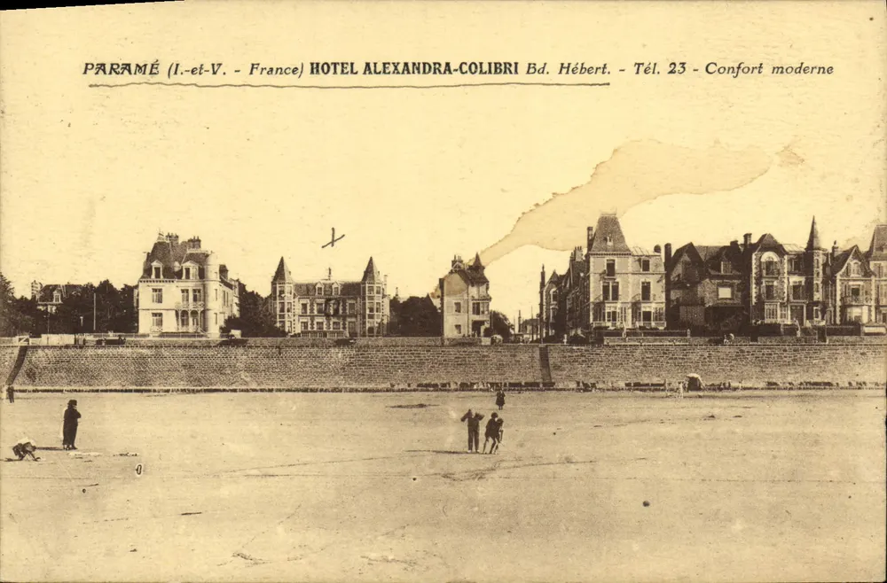 Paramé (I.-et-V.) — Hotel Alexandra-Colibri, Avenida Hébert — Confort moderno - Frente