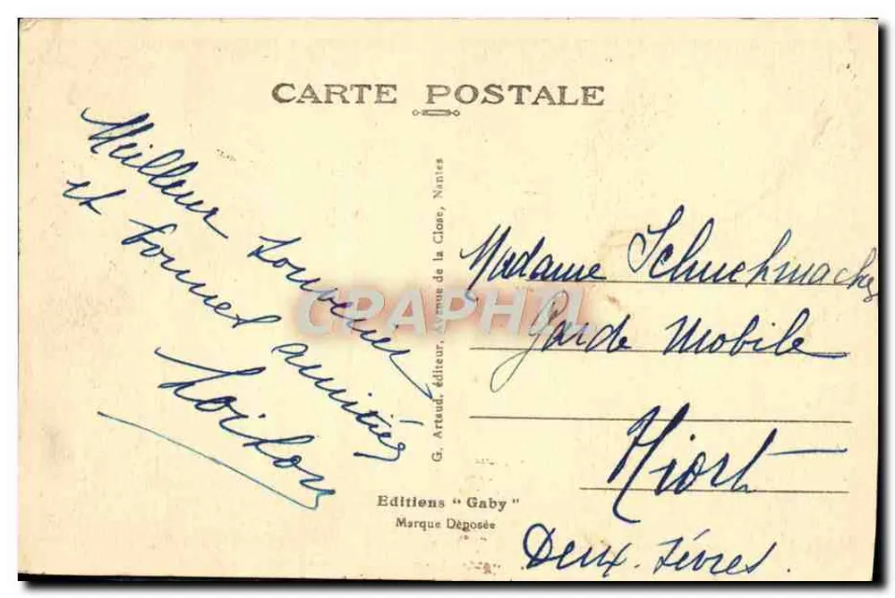 Dinan (C.-du-N.) — La Hance und Turm Ste-Catherine — Verlag Gaby - Rückseite