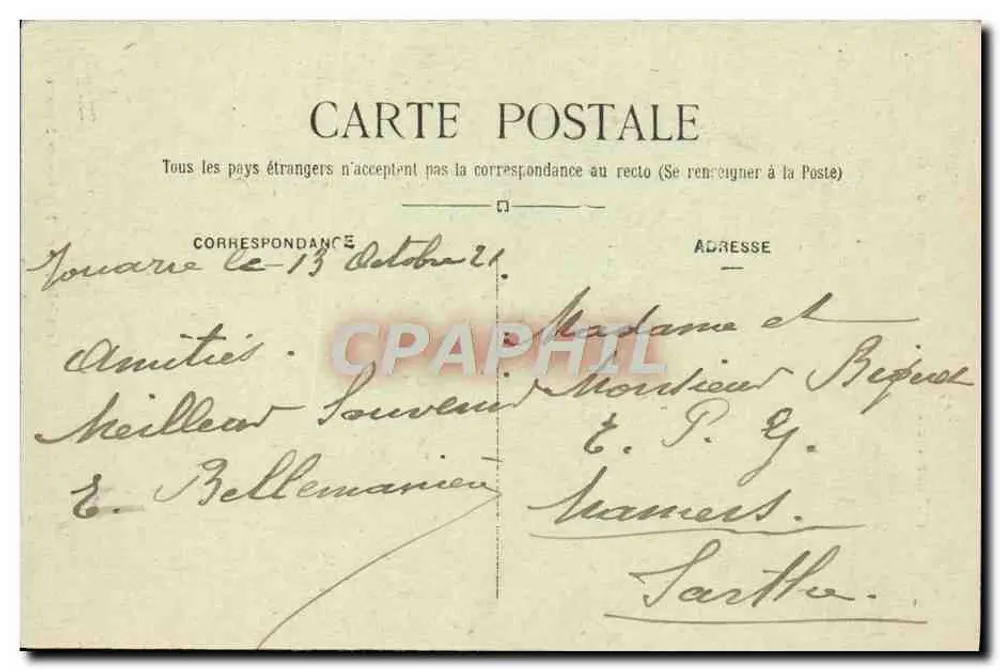 Jouarre (S.-et-M.) — Die Turm des Klosters Jouarre — Fot. Brindelet, La Ferté-sous-Jouarre - Rückseite