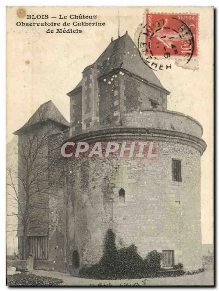 Blois — Das Observatoriums-Schloss von Catherine de' Medici - Vorderseite